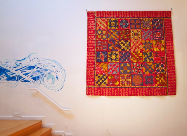 "African Underground Rail Road" quilt by Sarah Bond.